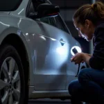 Assessing Car Body Damage in Tetbury