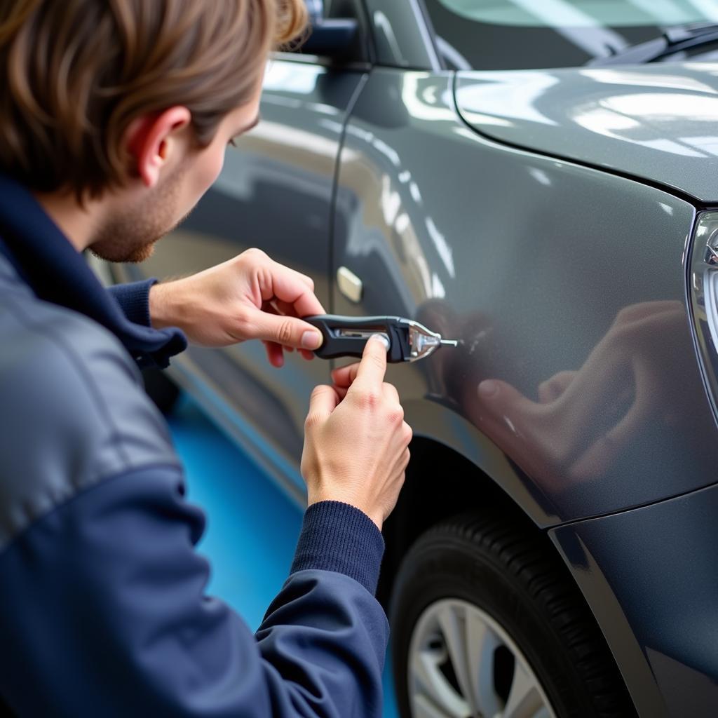 Assessing Car Damage in Exmouth