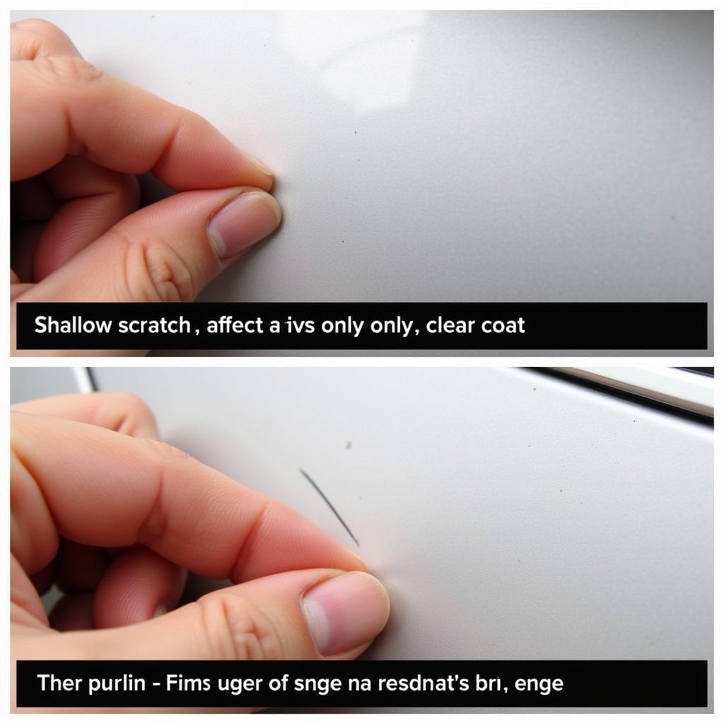 Assessing the Depth of a Car Key Scratch