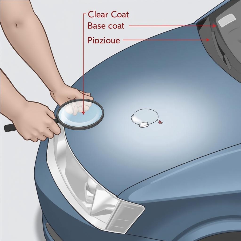 Assessing Car Paint Chip Damage Depth