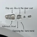 Assessing Car Paint Chip Damage