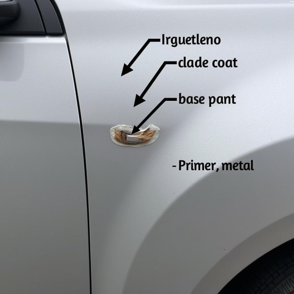 Assessing Car Paint Chip Damage for Depth and Location