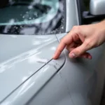 Assessing car paint damage before repair