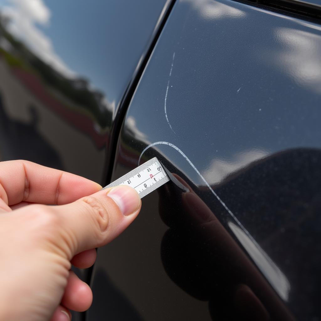 Assessing Car Paint Damage for Repair