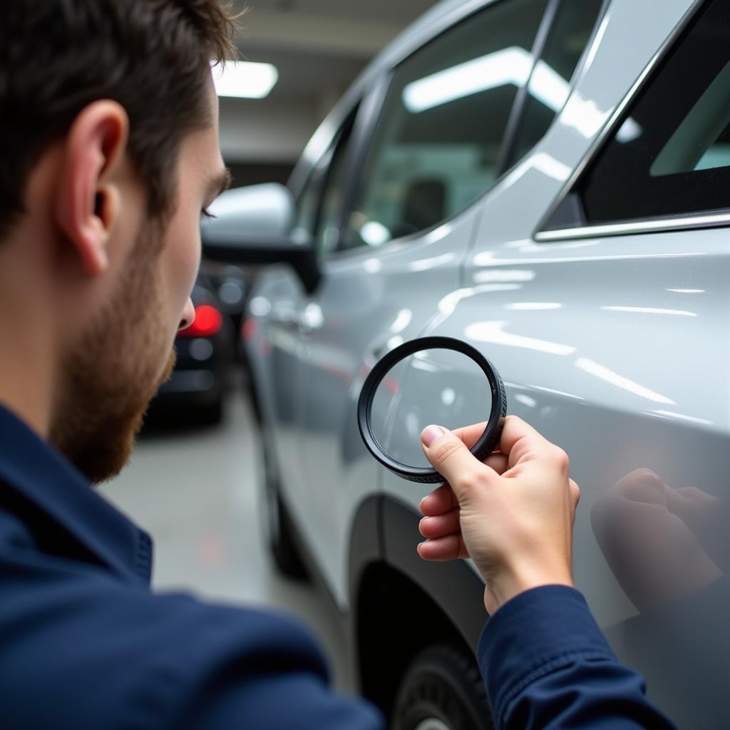 Assessing Car Paint Damage for Spot Repair