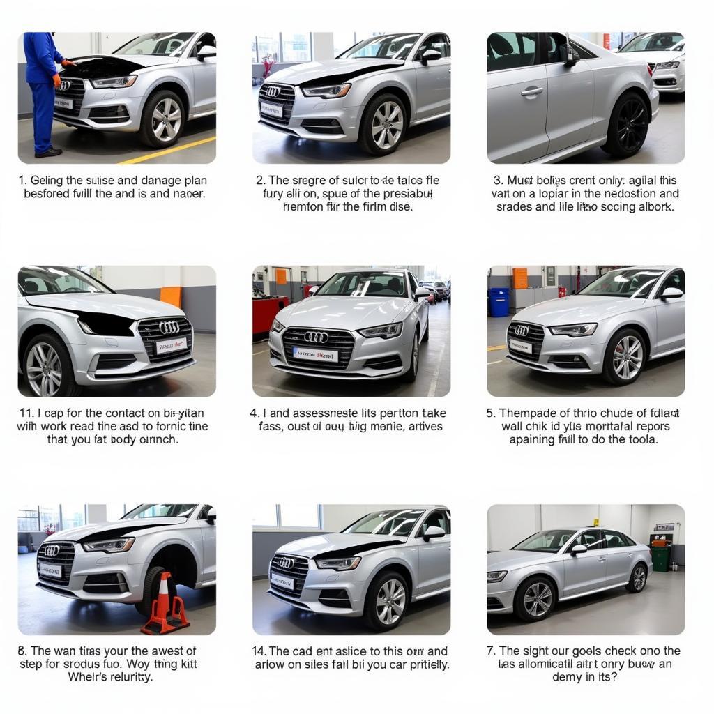 Audi Car Body Repair Process