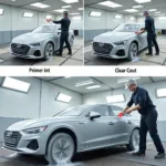 Audi Paint Application Process