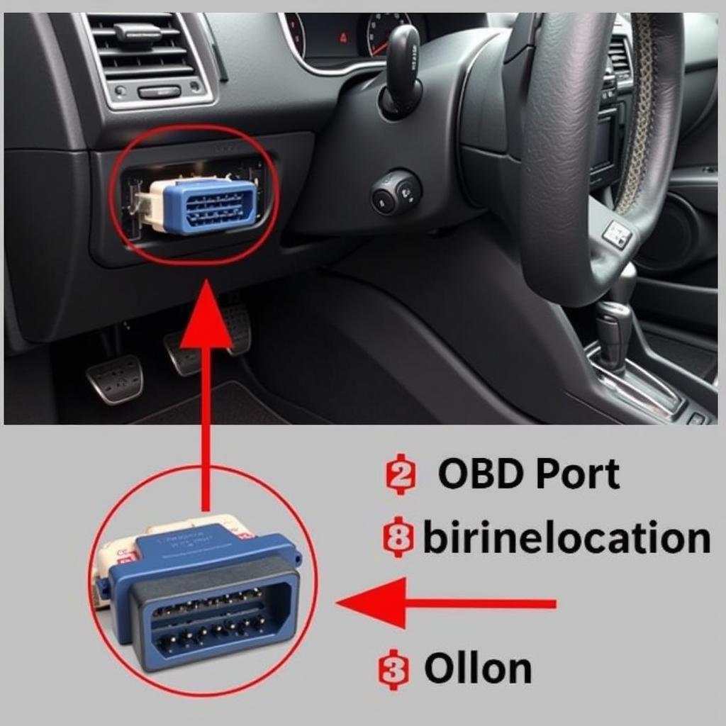 Audi Q3 OBD2 Port Location: Driver's Side Dashboard