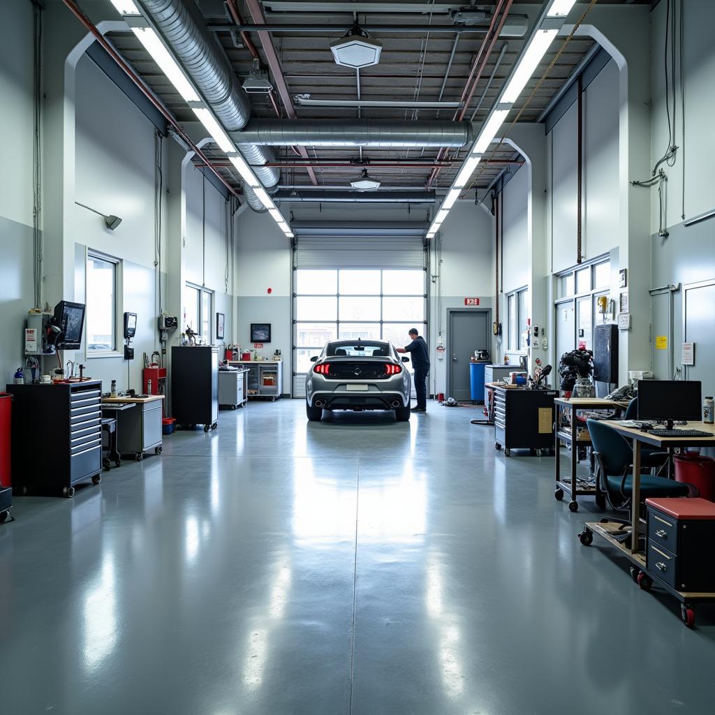 Inside a Professional Auto Body Repair Shop