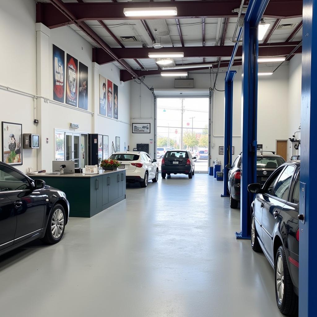 Modern auto glass repair shop in Toronto