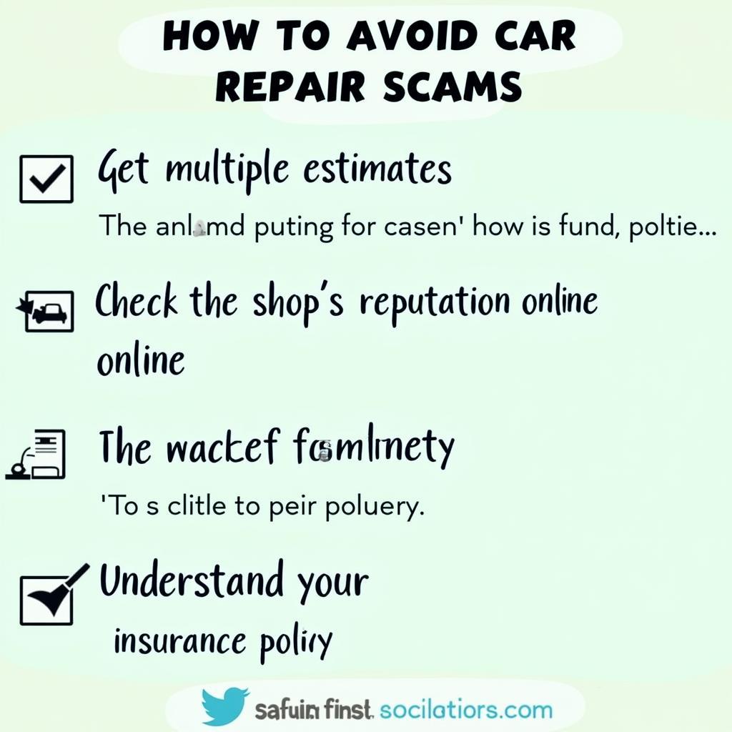 Tips for Avoiding Car Repair Scams