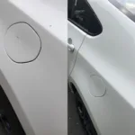 Before and After Mobile Car Body Repair