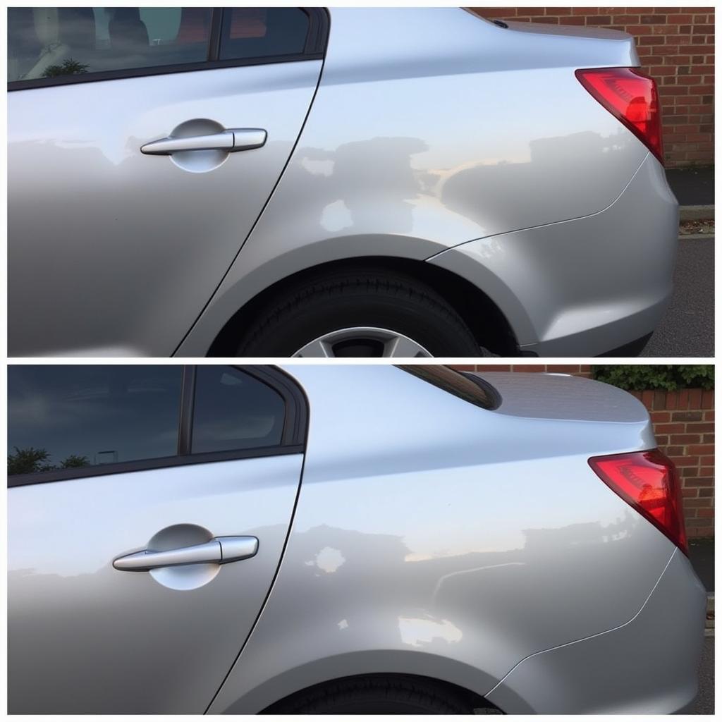 Before and After Mobile Car Body Repair in Manchester