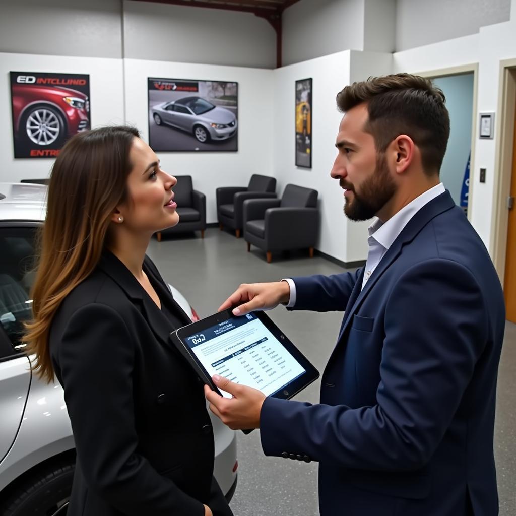 Birmingham Car Repair Shop - Customer Consultation