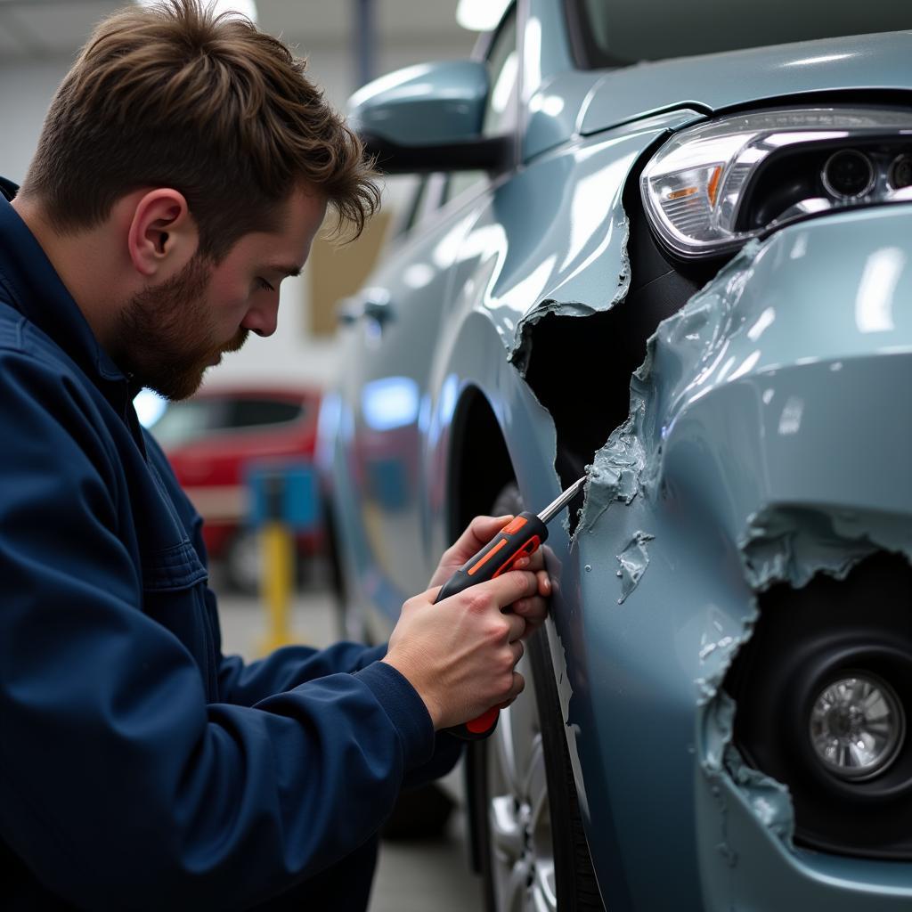 Assessing Car Body Damage in Bishopthorpe