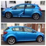 Before & After Blues Car Body Repair in Barnsley