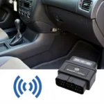 Bluetooth OBD2 Scanner Connected to a Toyota Lucida Estima 1998