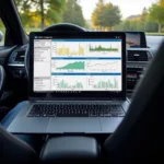 BMW Diagnostic Software Running on a Laptop