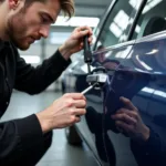 Professional BMW Paint Repair Process