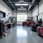 Modern Car Repair Shop Interior in Braintree