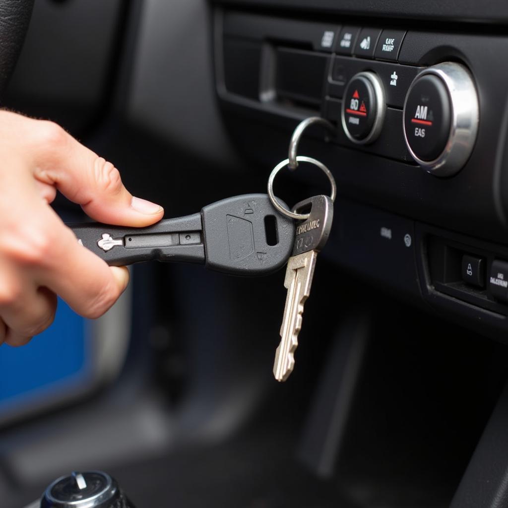 Broken Car Key Extraction from Ignition