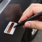 Matching Brown Car Paint Repair Pen Color to Car's Paint Code