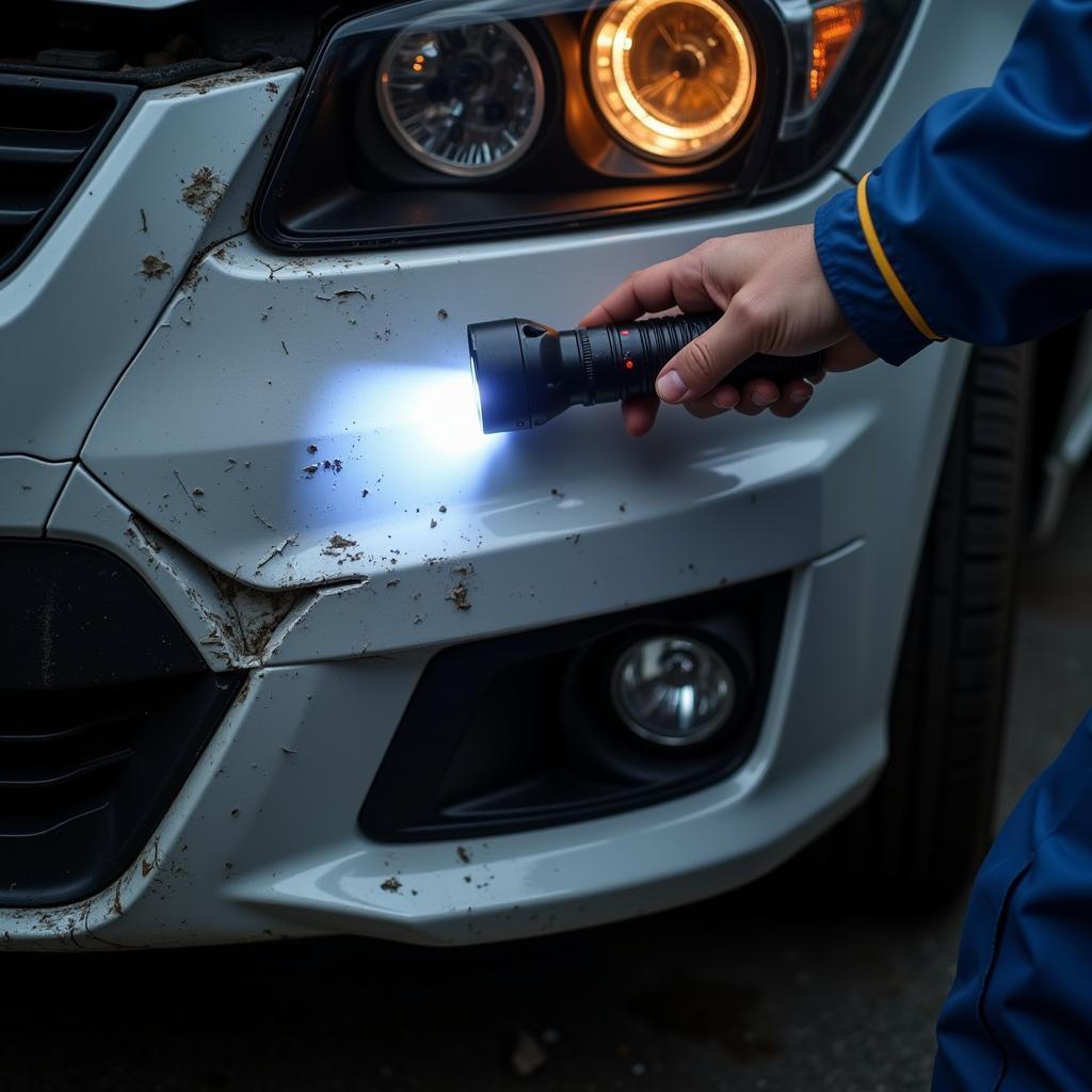 Assessing Bumper Damage After a Car Accident