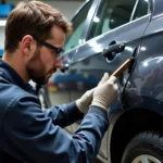 Assessing car body damage for repairs