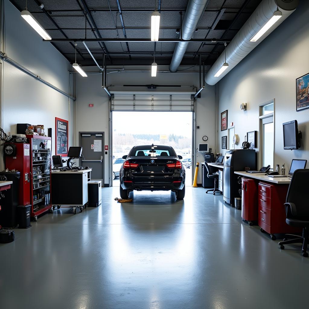 Inside a Calgary Auto Body Repair Shop