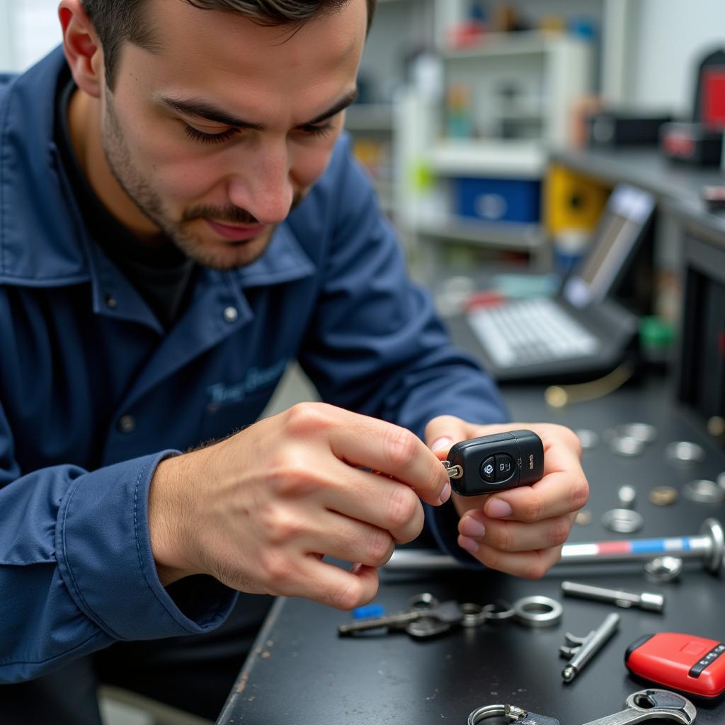 Cambridge Car Key Repair Service in Action