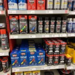 Canadian Tire Car Paint Repair Products Display