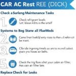 Car AC Maintenance Checklist Walsall