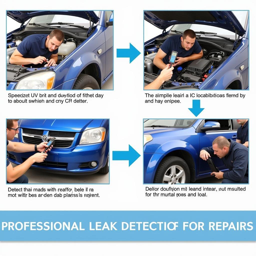 Car AC Refrigerant Leak Detection