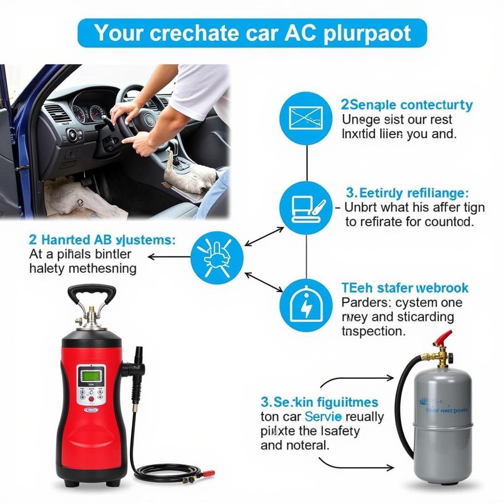 Car AC Refrigerant Recharge