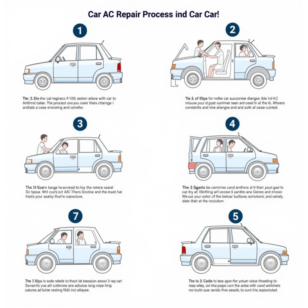 Car AC Repair Process Steps