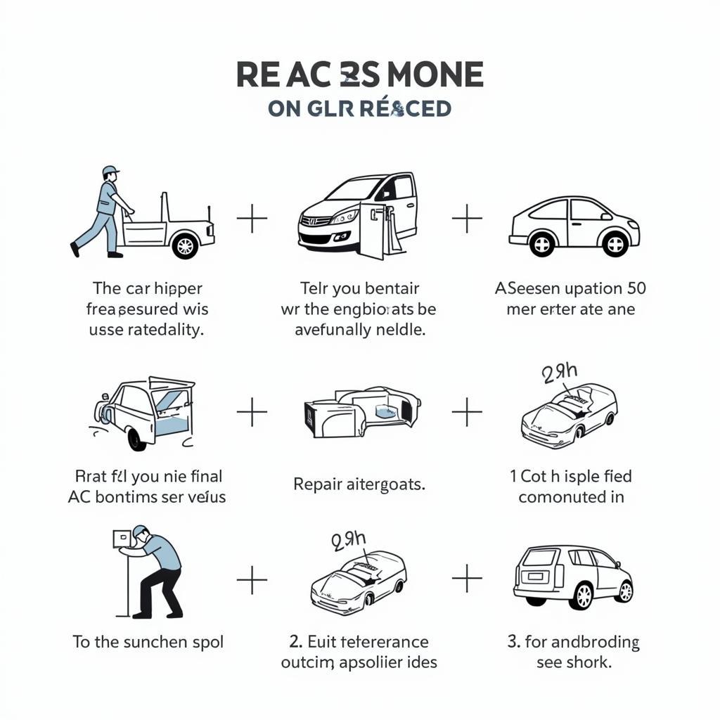 Car AC Service and Repair Process