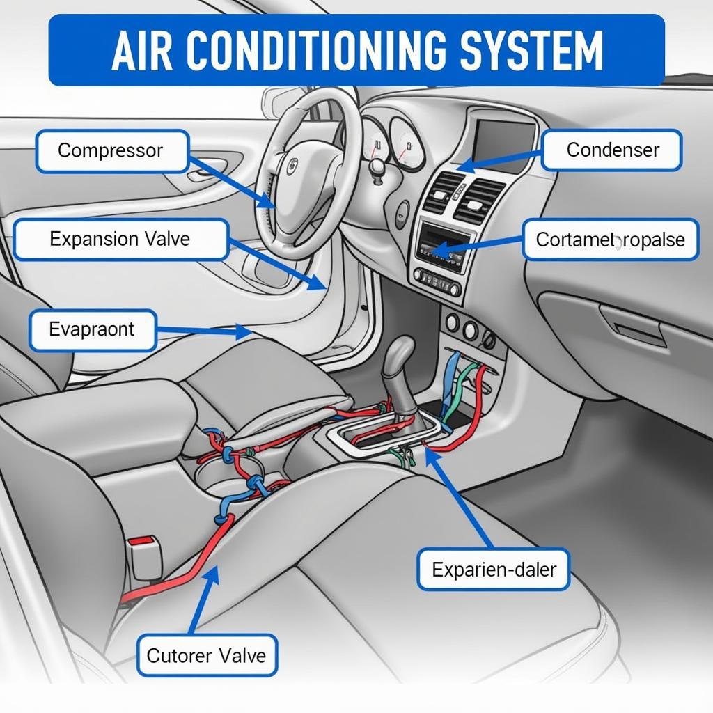 Car AC System Components in Abu Dhabi