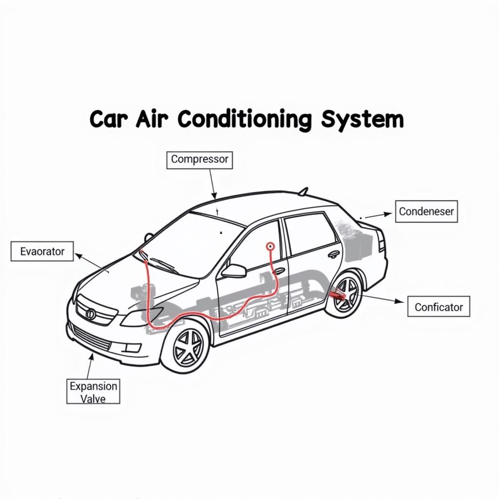 Car AC System Components Diagram for Crewe Drivers