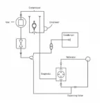 Car AC System Components Diagram