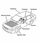 Car AC System Components Diagram in Ashford Kent