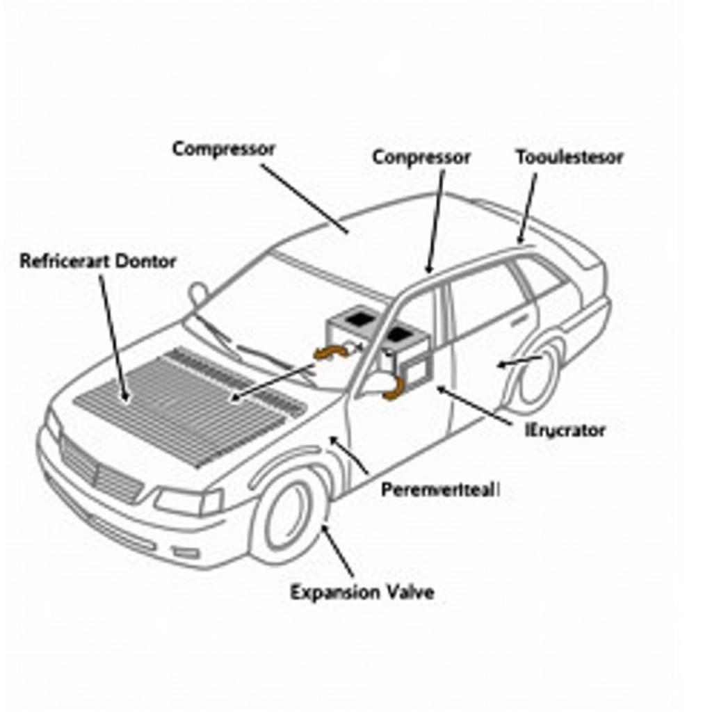 Car AC System Components Diagram in Ashford Kent