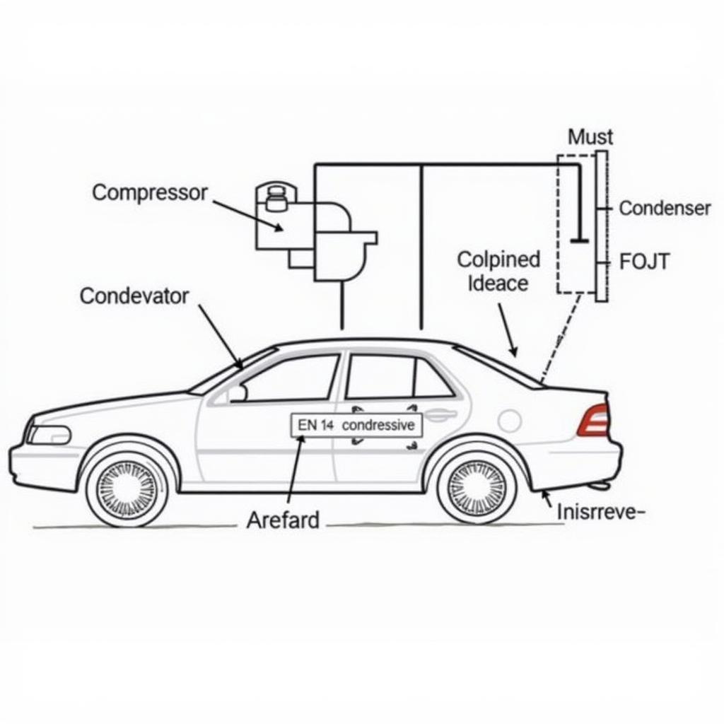 Car AC System Components Diagram for Inverness Drivers