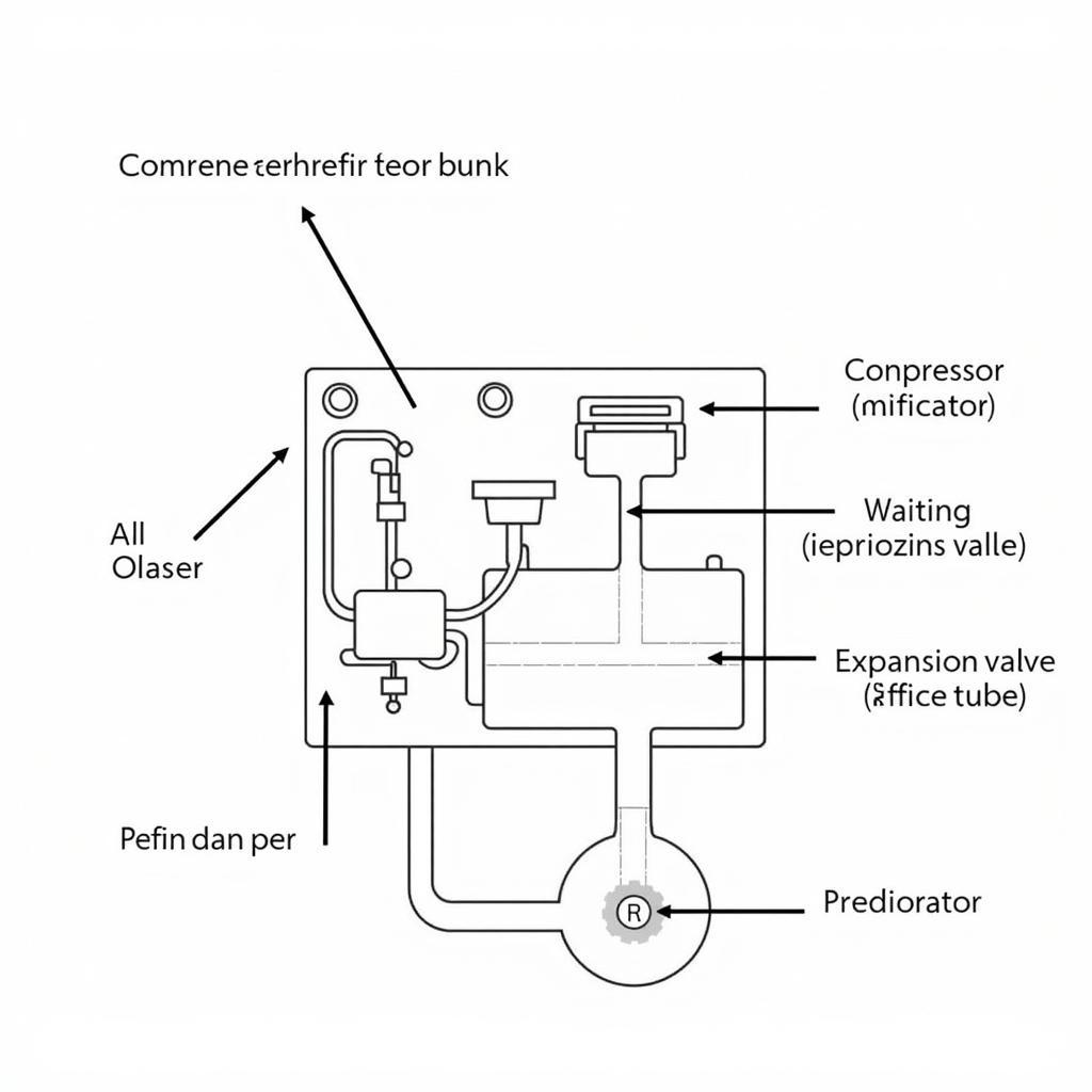 Diagram of a Car's AC System