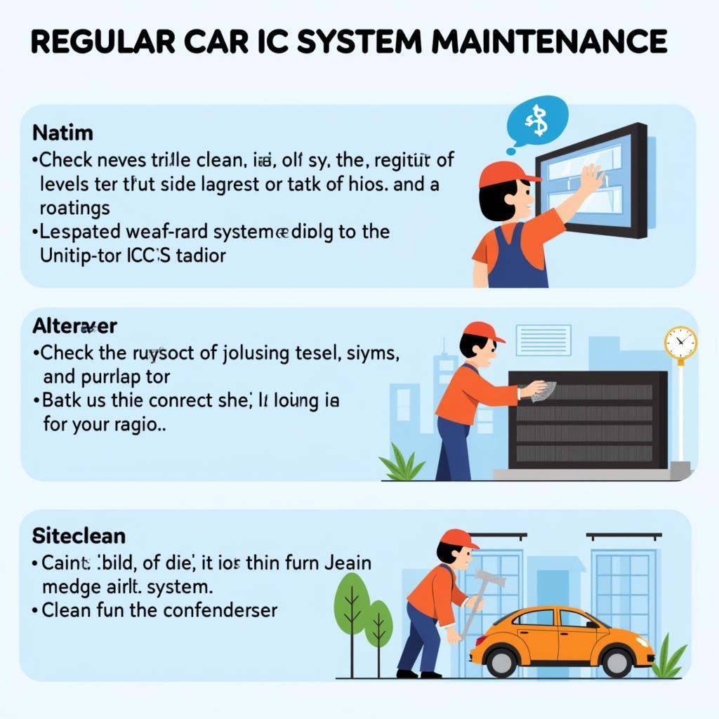 Regular Car AC System Maintenance