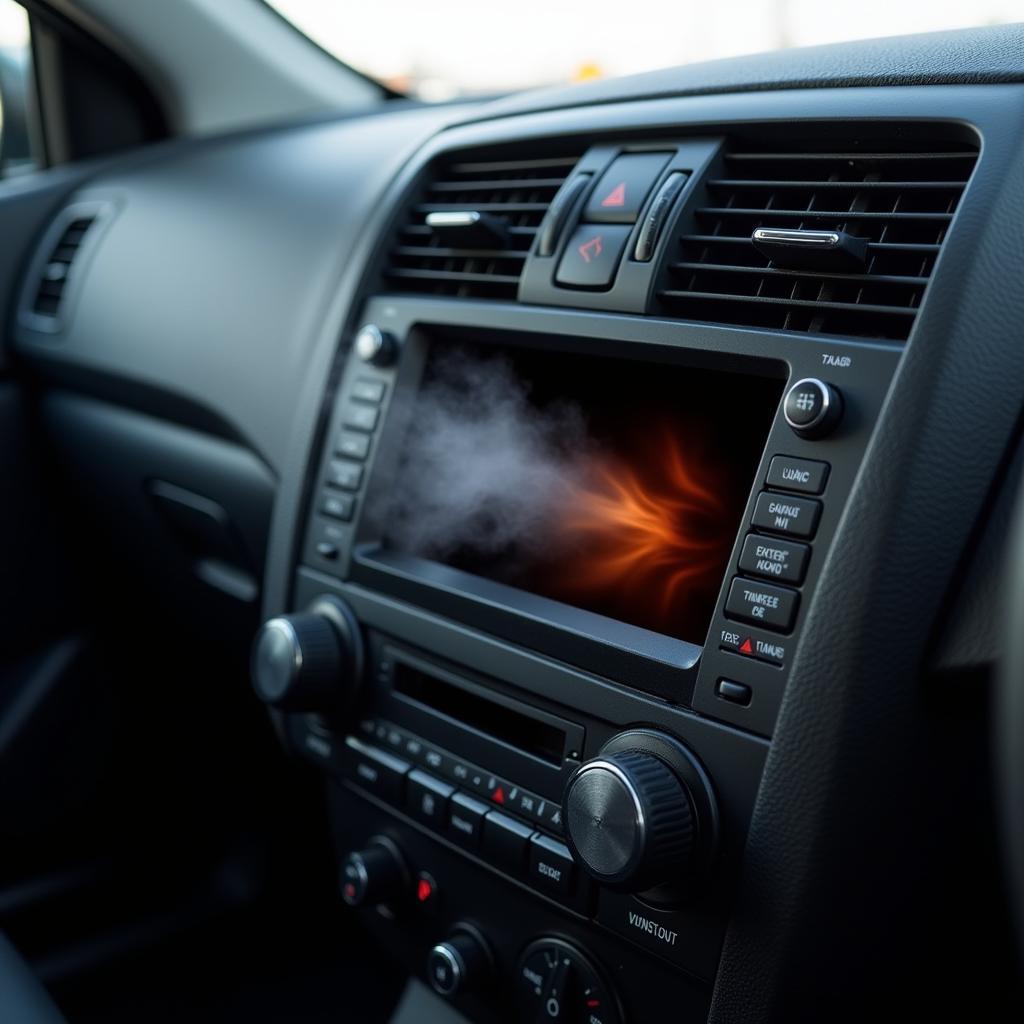 Car AC Vent Blowing Warm Air