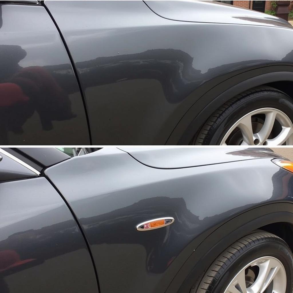 A car after mobile paint repair in Essex, looking pristine.