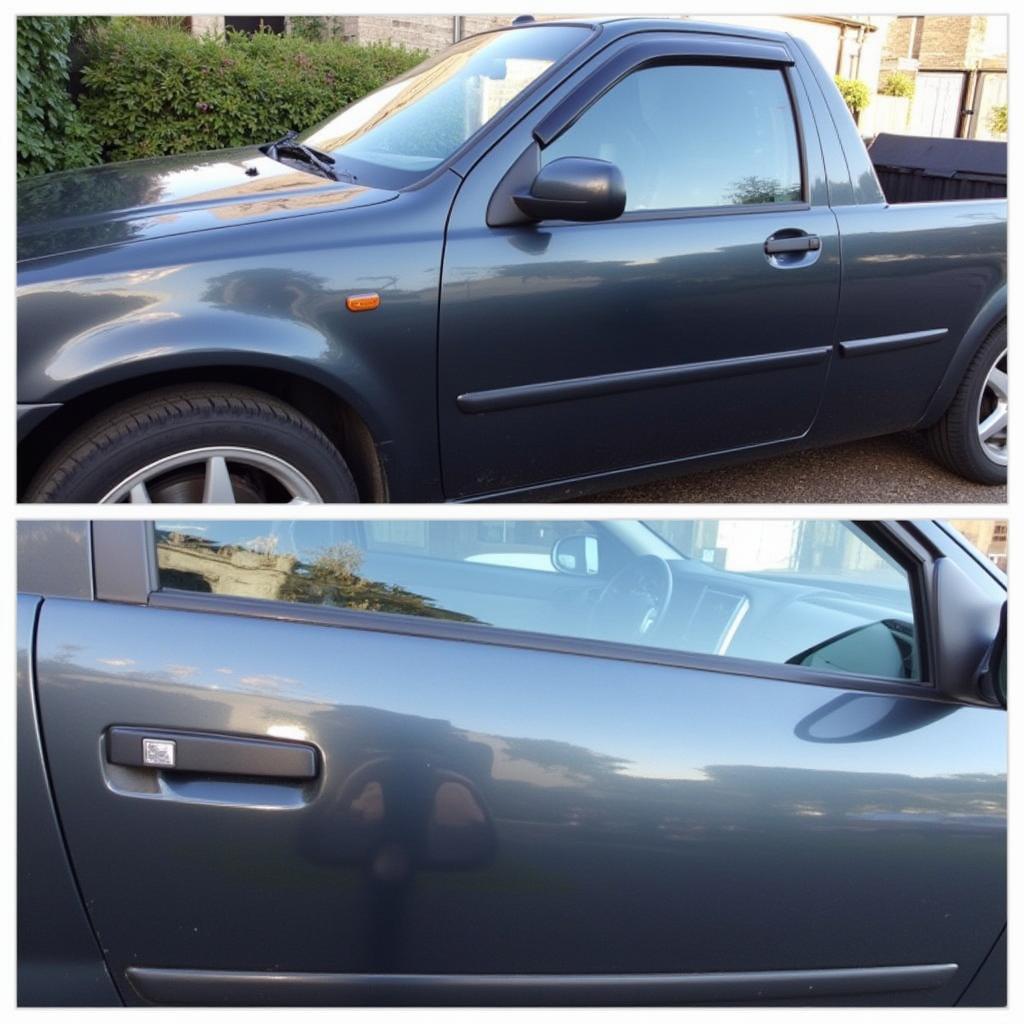 A car after a successful paint chip repair in Edinburgh