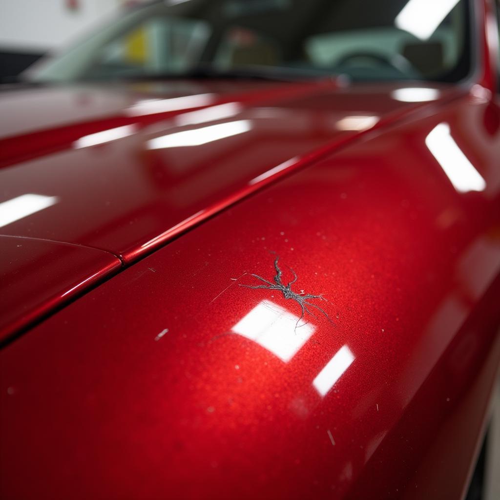 Car After Professional Paint Scratch Repair