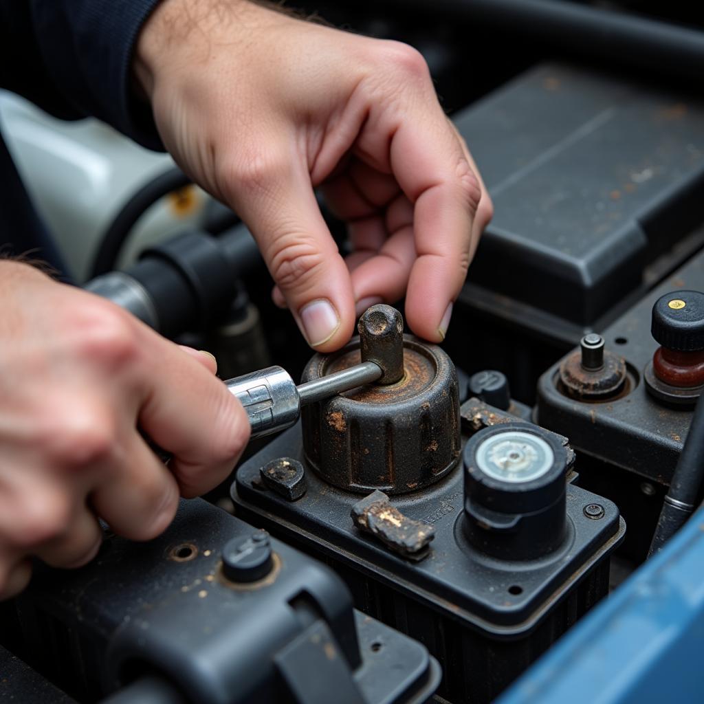 Car Battery Inspection in Guildford