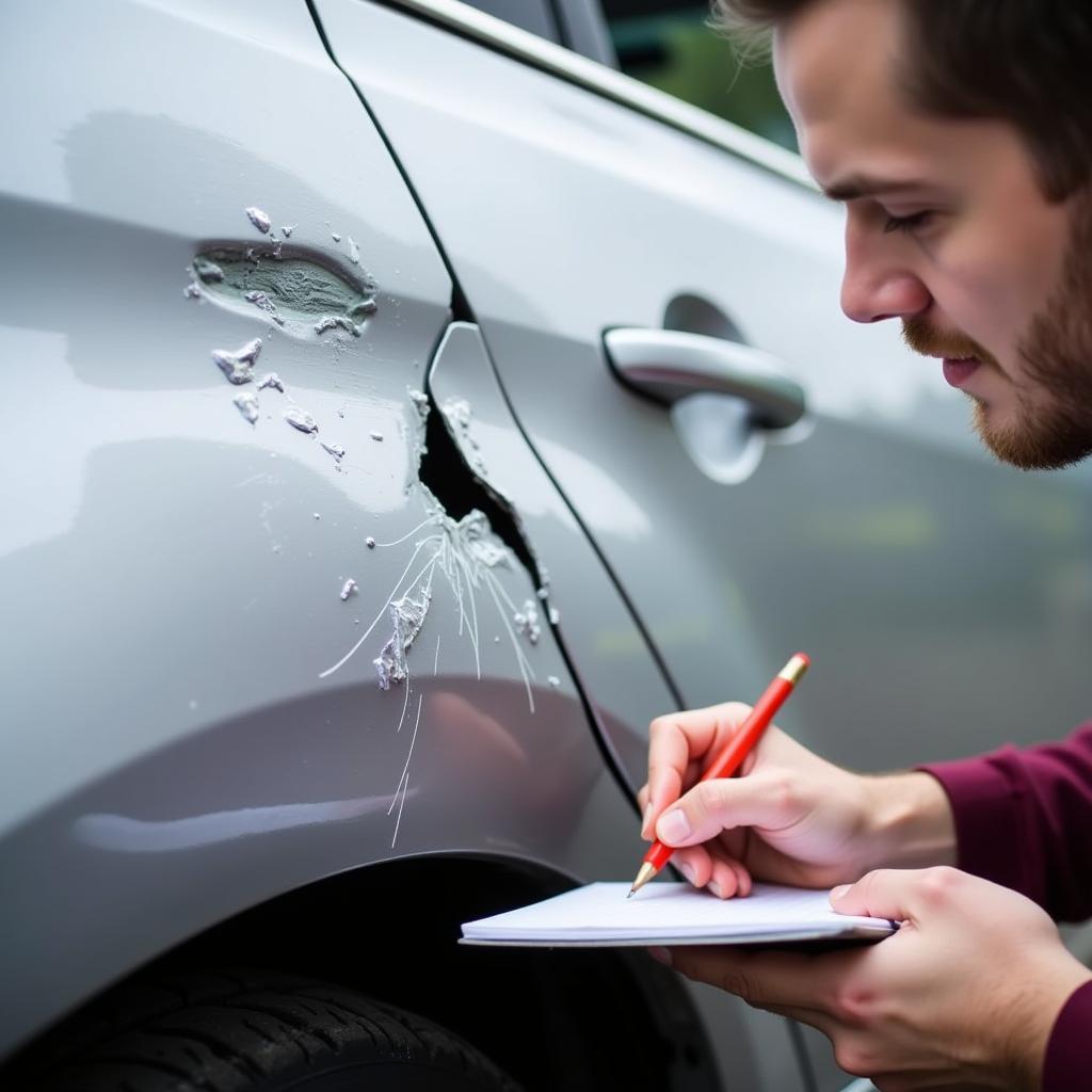 Assessing Car Body Damage in Dartmoor Ashburton